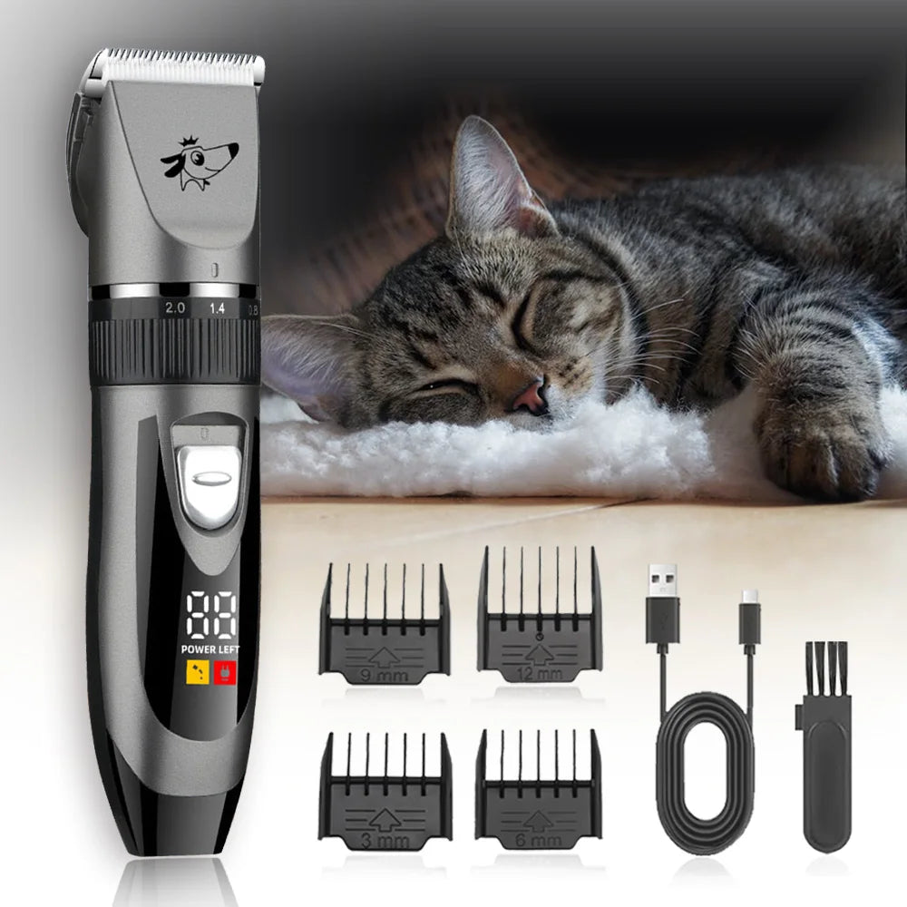 Máquina de Afeitado Profesional para Mascotas – Perros, Gatos y Más