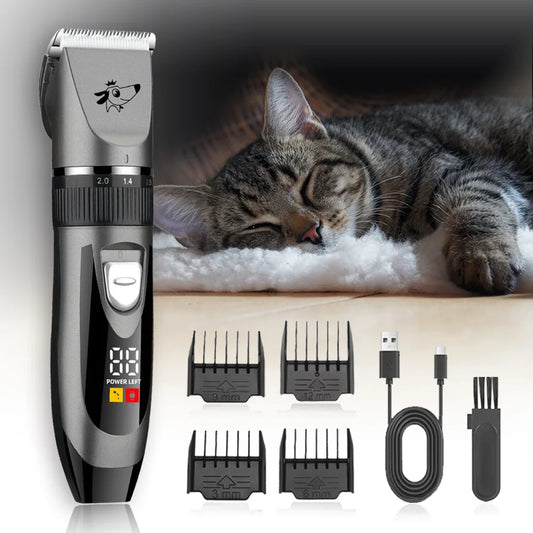 Máquina de Afeitado Profesional para Mascotas – Perros, Gatos y Más