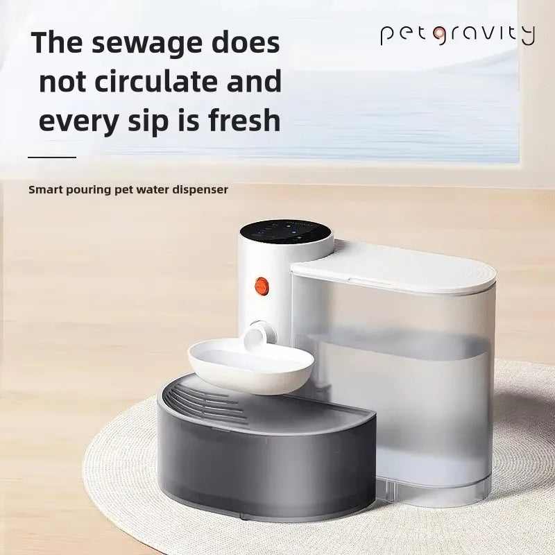 Fuente de Agua Automática Inalámbrica para Mascotas