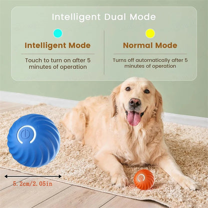 Juguete Interactivo para Mascotas – Pelota Inteligente con Movimiento Automático