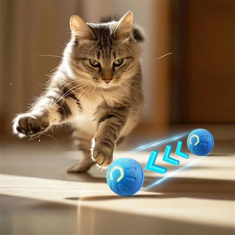 Juguete Interactivo para Mascotas – Pelota Inteligente con Movimiento Automático