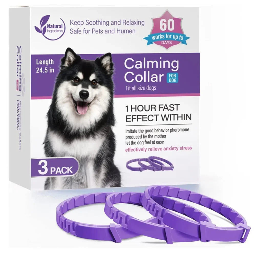 Collar Antipulgas y Garrapatas Calmante para Perros y Gatos