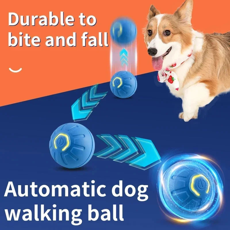 Juguete Interactivo para Mascotas – Pelota Inteligente con Movimiento Automático