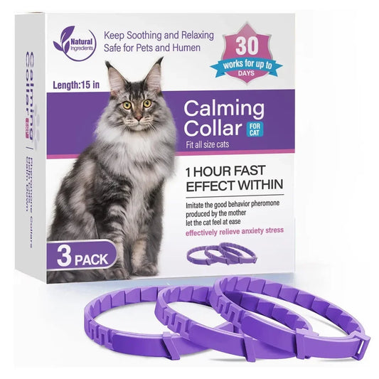 Collar Antipulgas y Garrapatas Calmante para Perros y Gatos