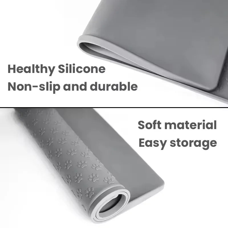 Mantel de Silicona Impermeable para Comedero de Mascotas