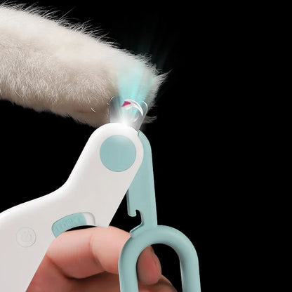Cortauñas LED para Mascotas con Seguro
